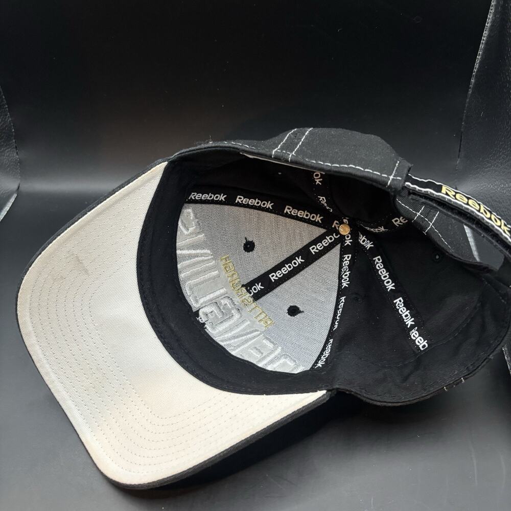 NHL Pittsburgh Penguins Reebok Adult Structured Cap Hat NHL One Size Black - Picture 5 of 6